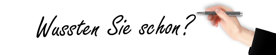 Banner Wussten Sie schon?